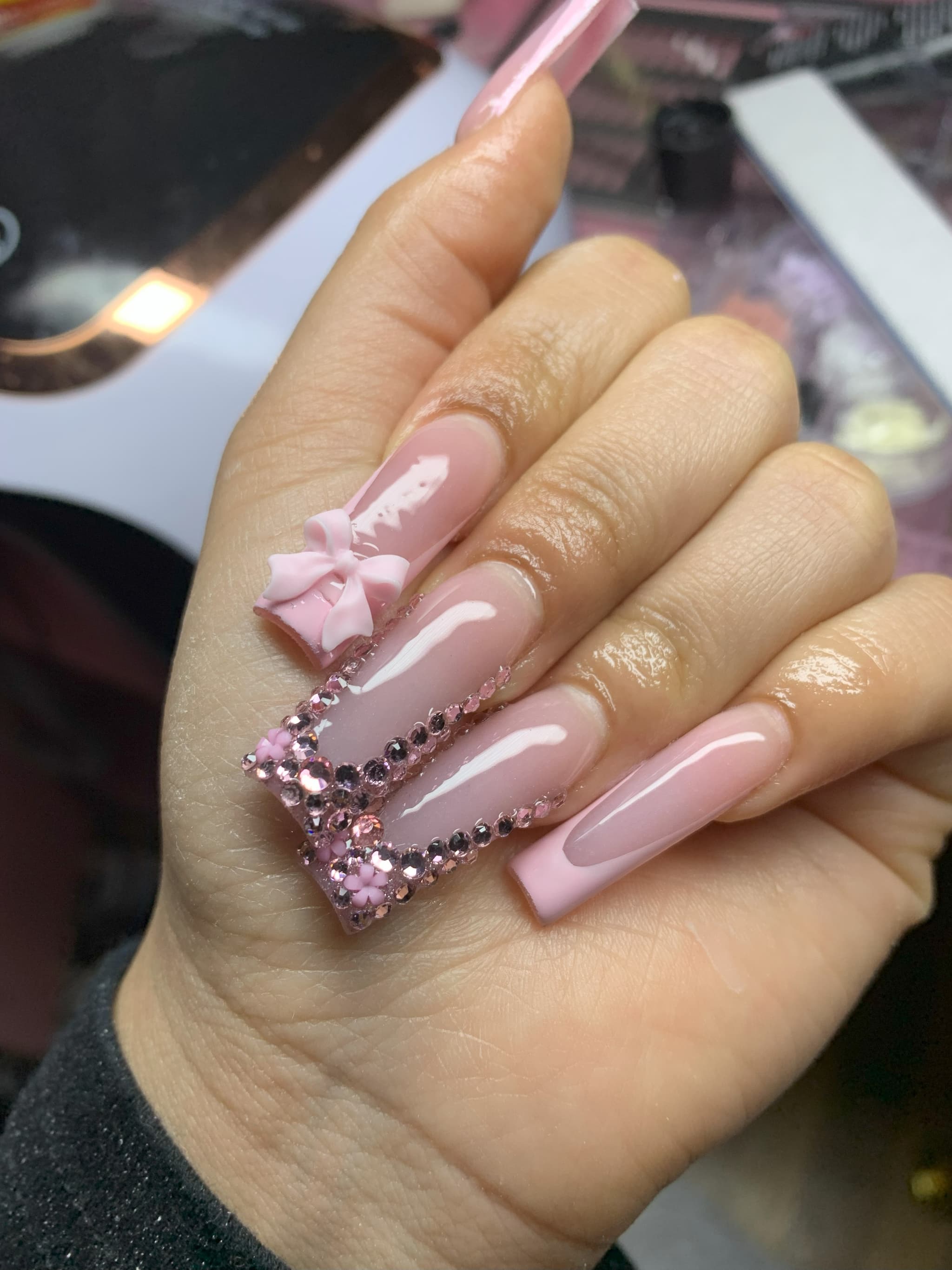 Nail salon workspace